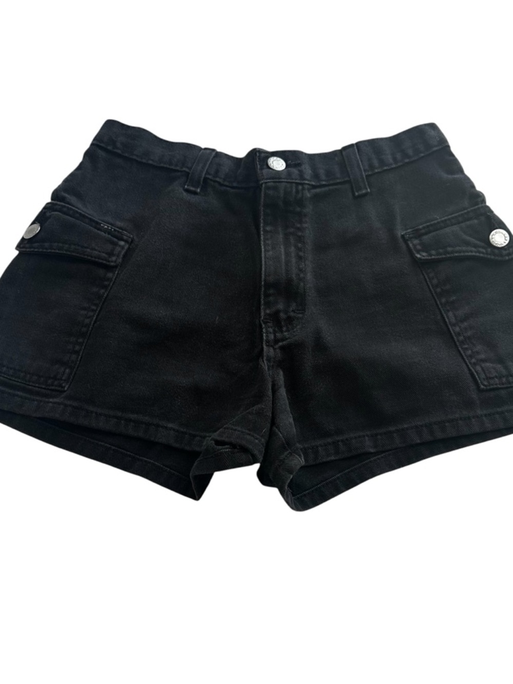 In Charge Y2K Cargo Mini Shorts Grunge Streetwear Utility Flap Pockets Junior 5